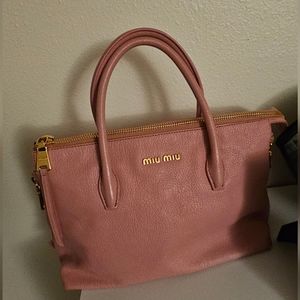 Miu miu medium size two way bag